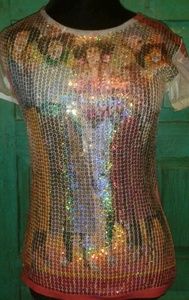 Women's/ Jr's Bandera Cowgirl T Shirt SZ S